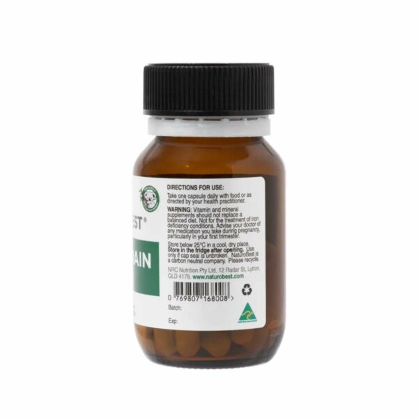 Naturobest Iron And Brain Support Info