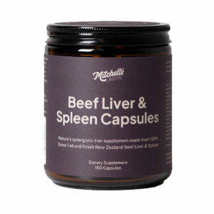 Mitchells Nutrition Beef Liver & Spleen Capsules Femmewell