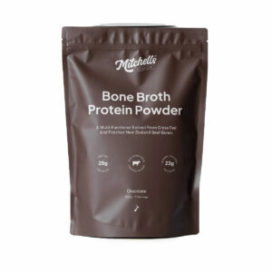 Mitchells Nutrition Bone Broth Protein Powder Chocolate Femmewell Nz
