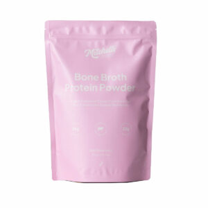 Mitchells Nutrition Bone Broth Protein Powder Natural Real Strawberry Front Femmewell Nz