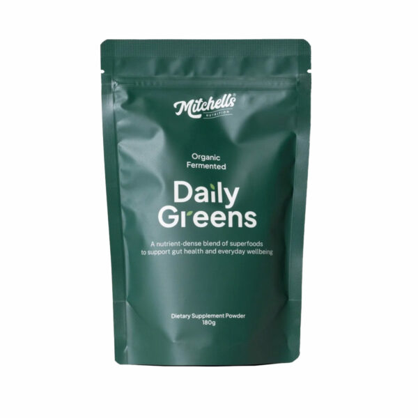 Mitchells Nutrition Daily Greens 180g Front Femmewell Nz