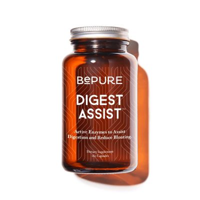 Bepure Digest Assist Supports Digestion Reflux Heartburn Bloating Supplement Front Femmewell Nz