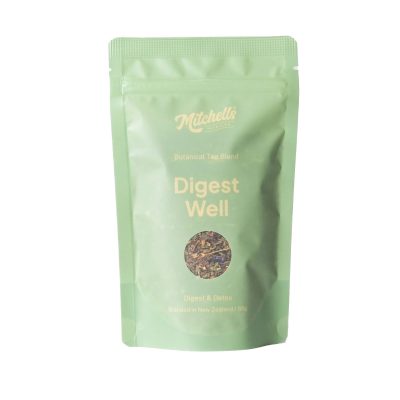 Mitchells Nutrition Digest Well Botanical Tea Blend Front Femmewell Nz