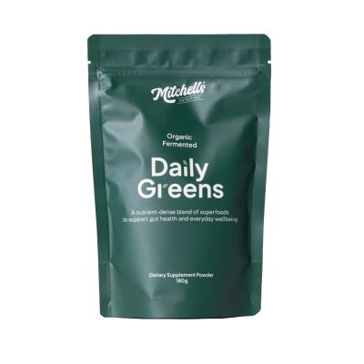 Mitchells Nutrition Daily Greens 180g Front Femmewell Nz